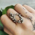 Dew Crown 
Silver Ring