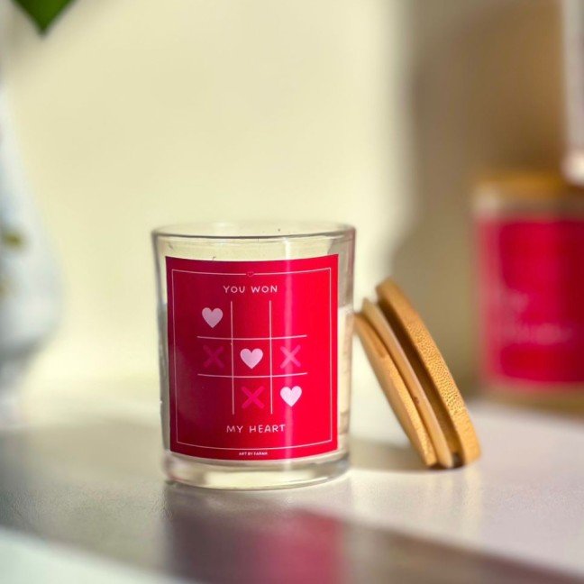 You Won My 
Heart Candle