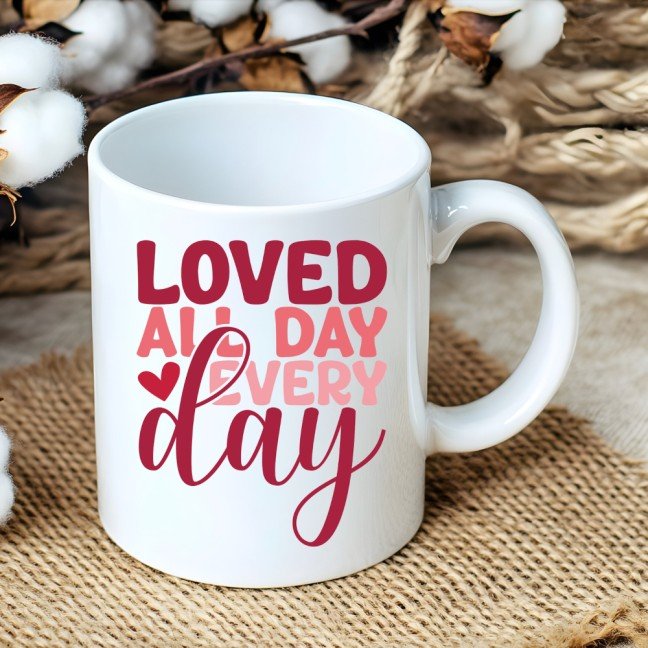 Loved All Day, 
Everyday Mug