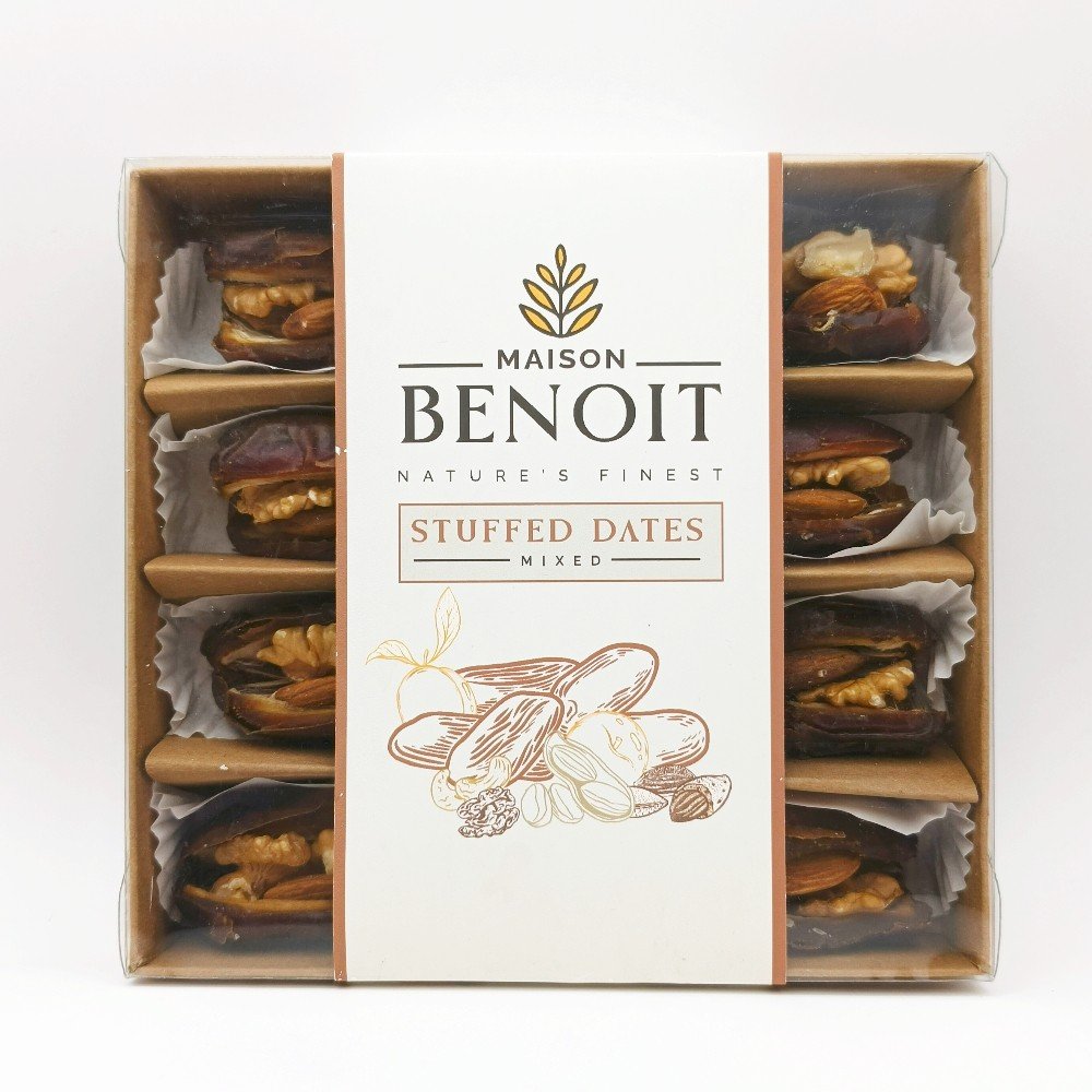 Stuffed Dates 
With Raw Nuts