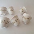Set of 6 Customizable Coffee Chaffeh Cups