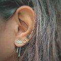 Cloud 
Silver Earrings