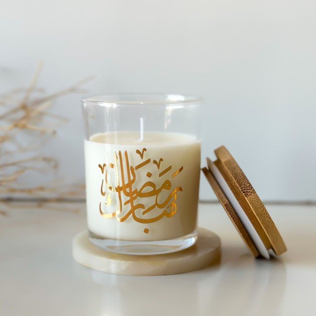 Ramadan Mubarak 
Scented Candle