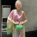 Duo Green 
Oval Basket Bag