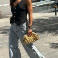 Popcorn 
Crochet Bag