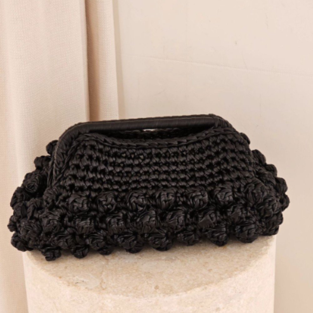 Popcorn 
Crochet Bag