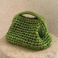 Lime Oval 
Basket Bag