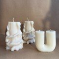 Set of 3 
Neutral Candles
