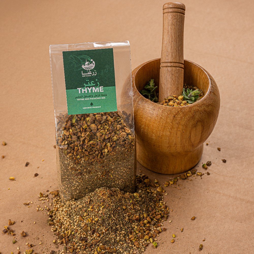 Organic Thyme & 
Pistachio Mix