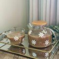 Daisies Glass 
Tea Pot