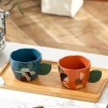 Leaf Handle 
Ceramic Mug