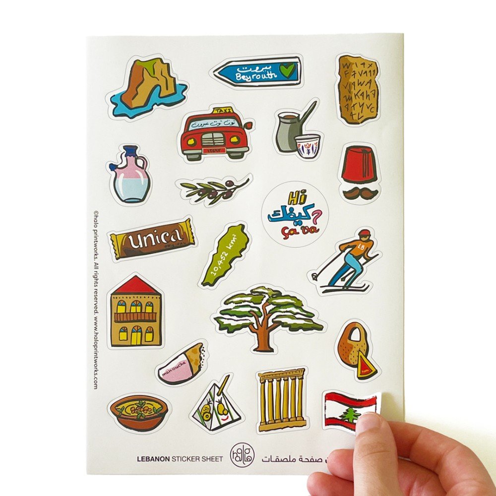 Lebanon 
Sticker Sheet