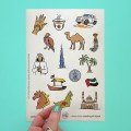 UAE 
Sticker Sheet
