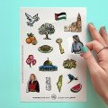 Palestine 
Sticker Sheet
