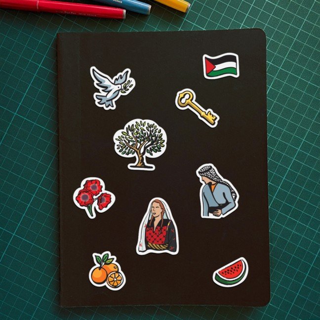 Palestine 
Sticker Sheet