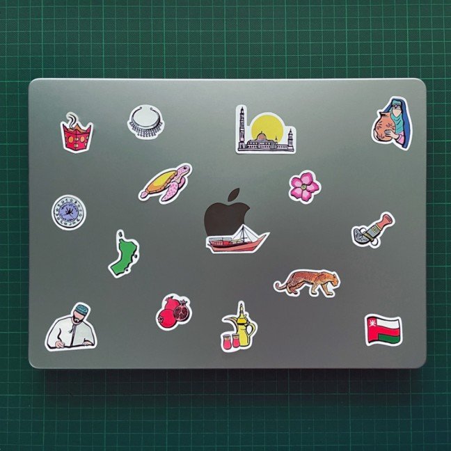 Oman 
Sticker Sheet