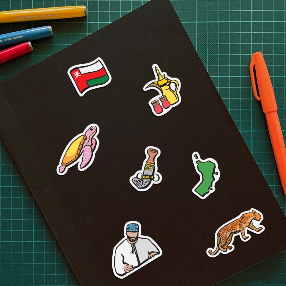Oman 
Sticker Sheet