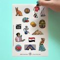 Egypt 
Sticker Sheet