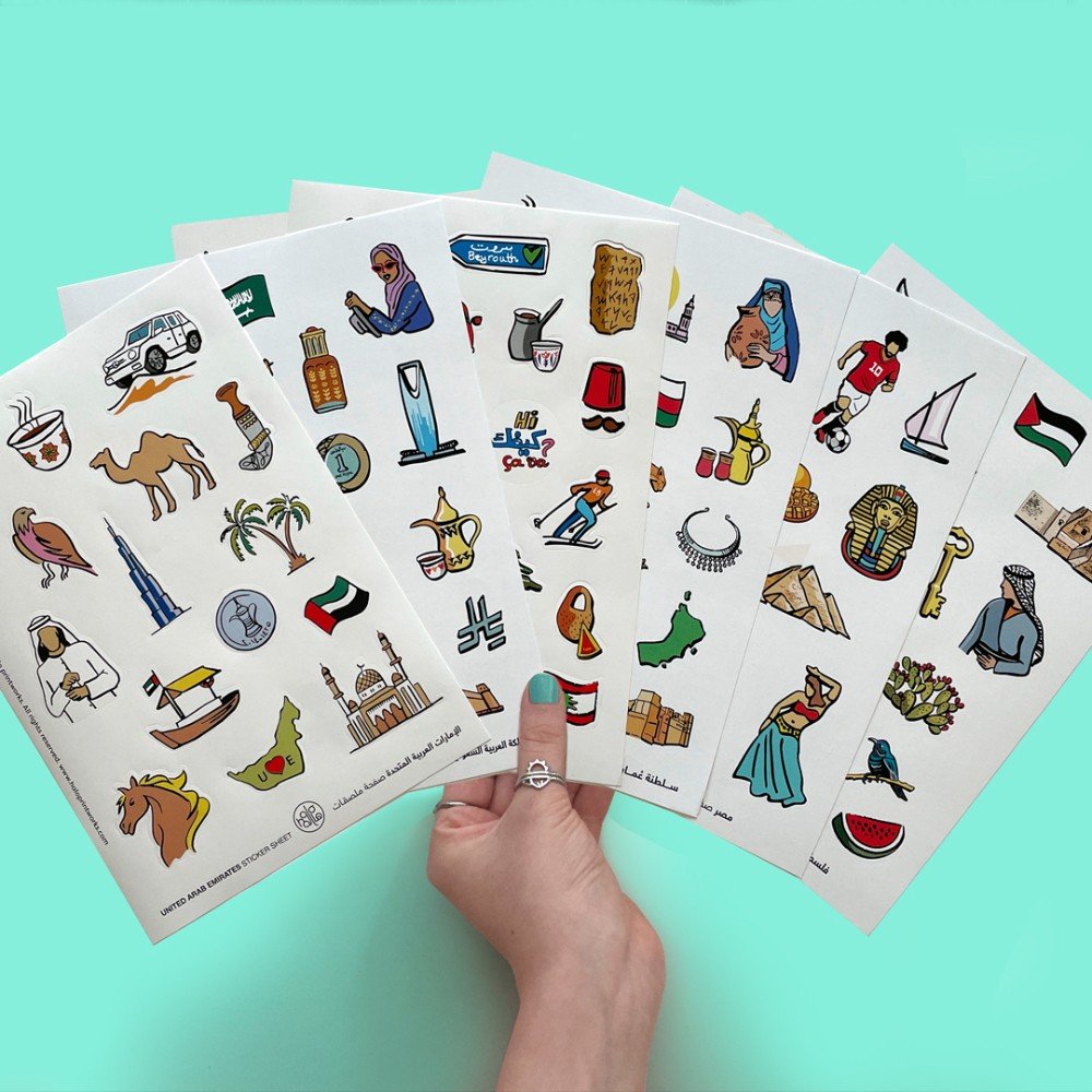 Arab Countries 
Sticker Set