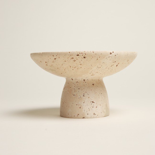 Siana 
Travertine Bowl