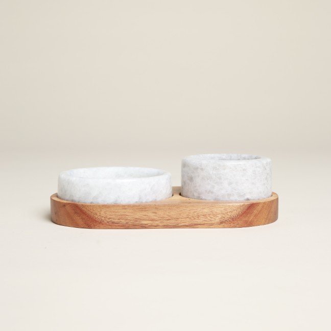 Marble Spice Duette 
Seasoning Set