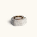 White Hexa 
Candle Holder
