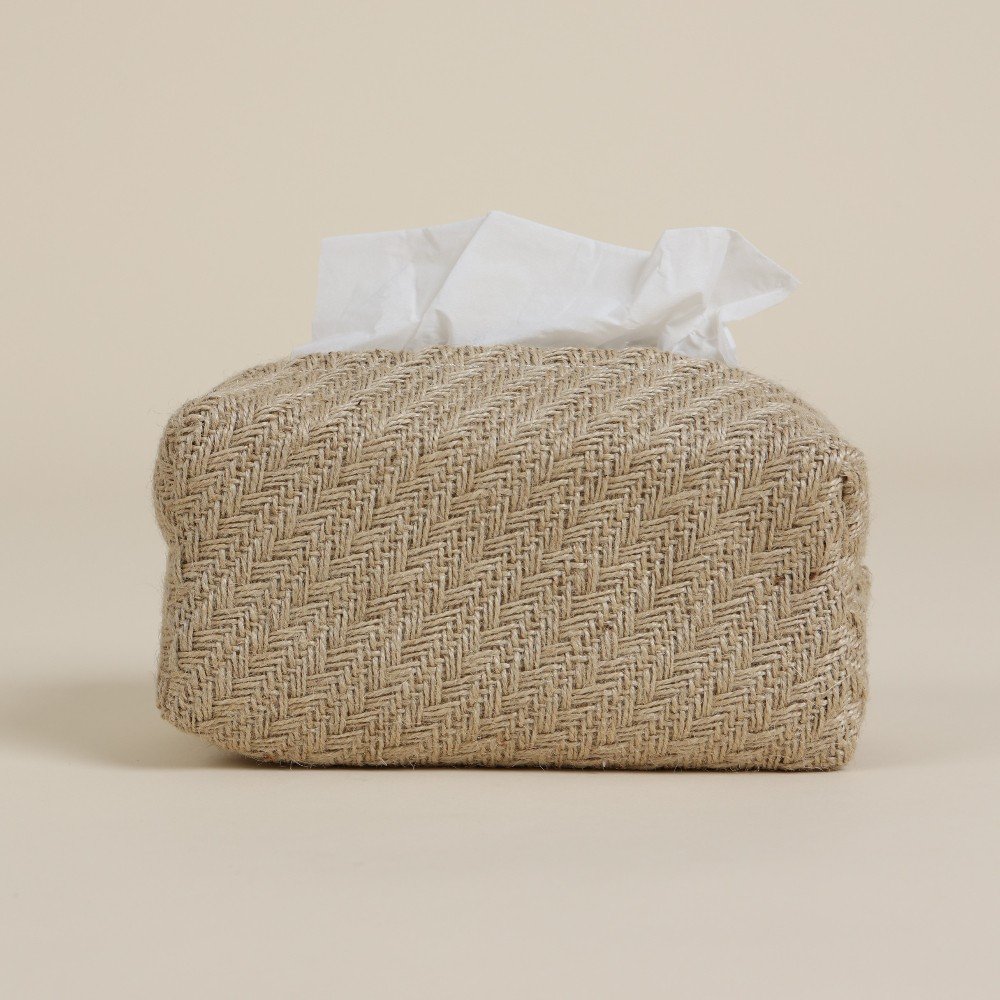 Thick Jute Boho 
Tissue Cover