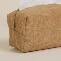 Jute Beige Boho 
Tissue Cover