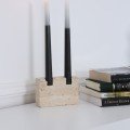 Marble Dual 
Candle Holder