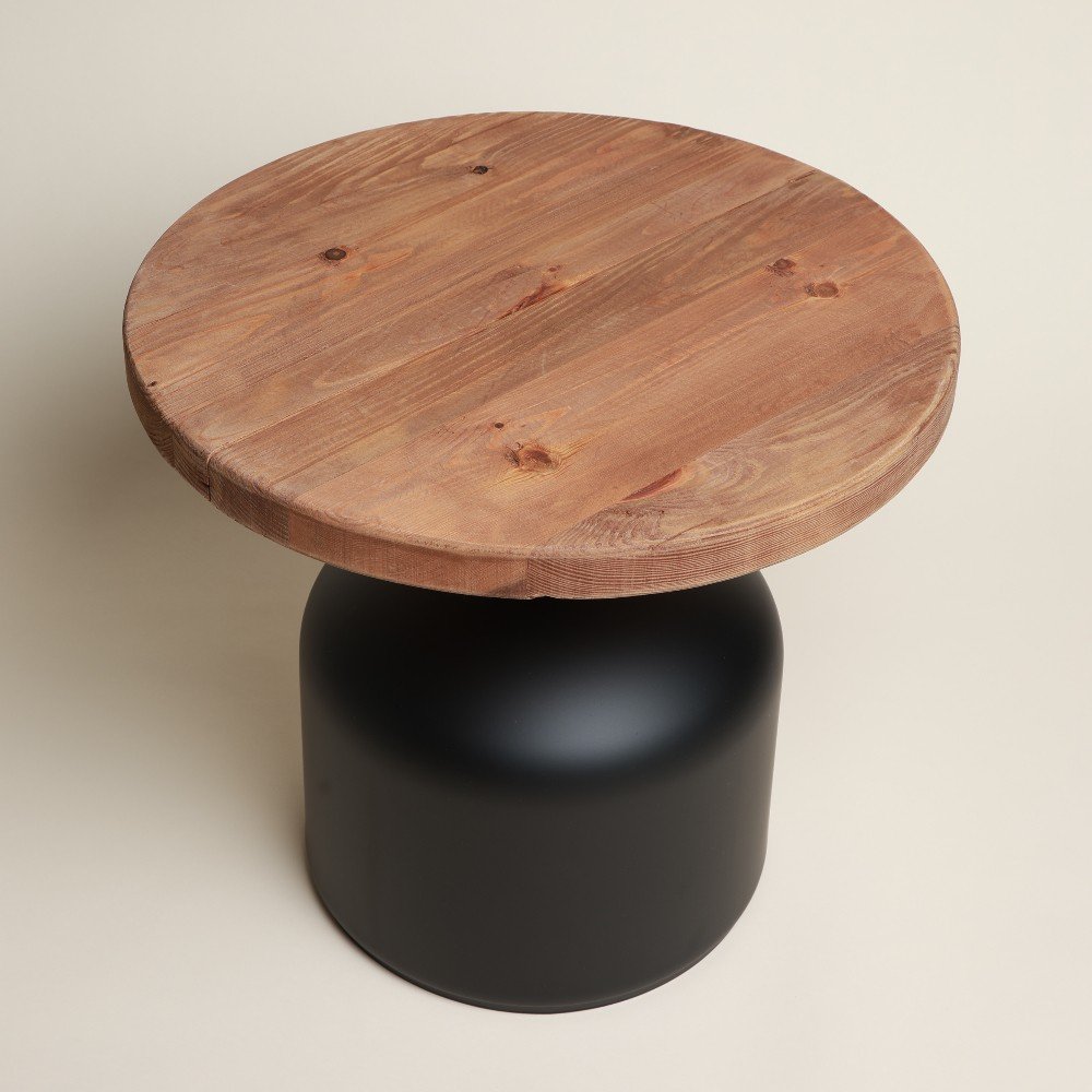 Iron Wood 
Side Table