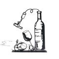 Engraved Steelouette: 
It's always wine o'clock