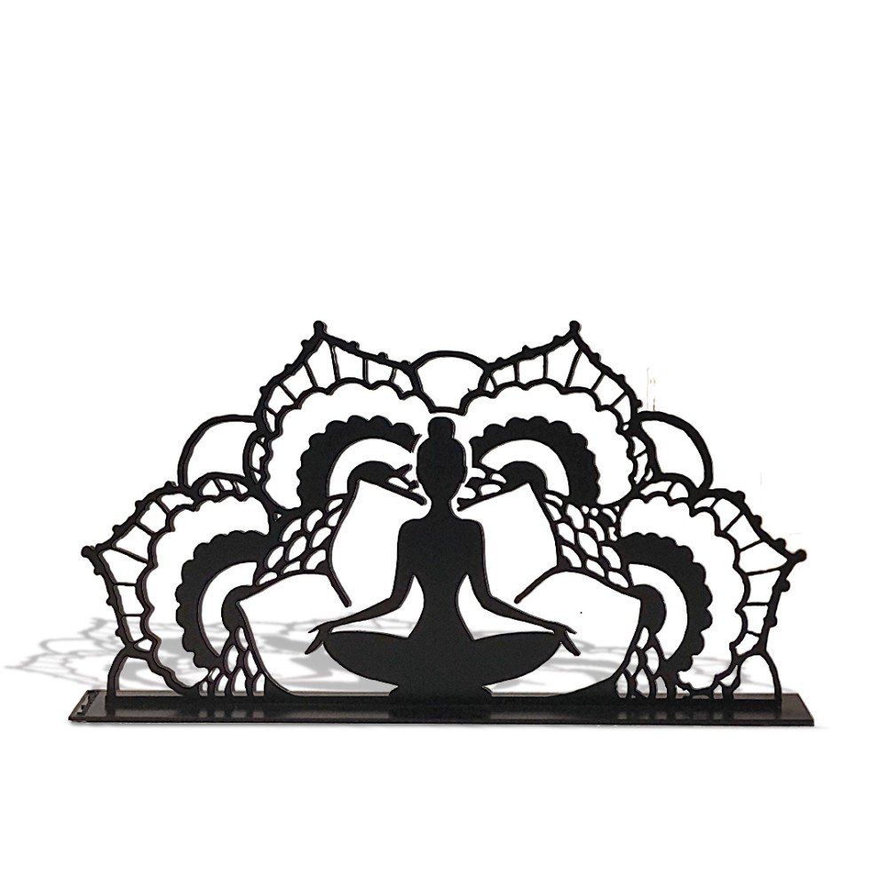 Engraved Steelouette: 
Namaste