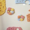 Bubbles Clay 
Studs
