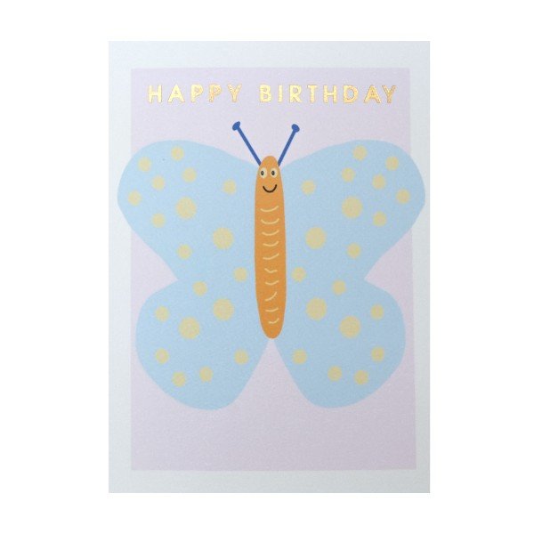 Greeting Card: Happy 
Birthday, Butterfly