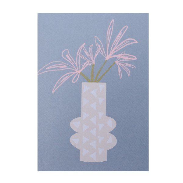Greeting Card: 
Flowers In A Vase