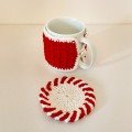 Crochet Christmas Mug 
Warmer & Coaster