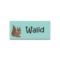 Name Stickers 
Squirrel Design