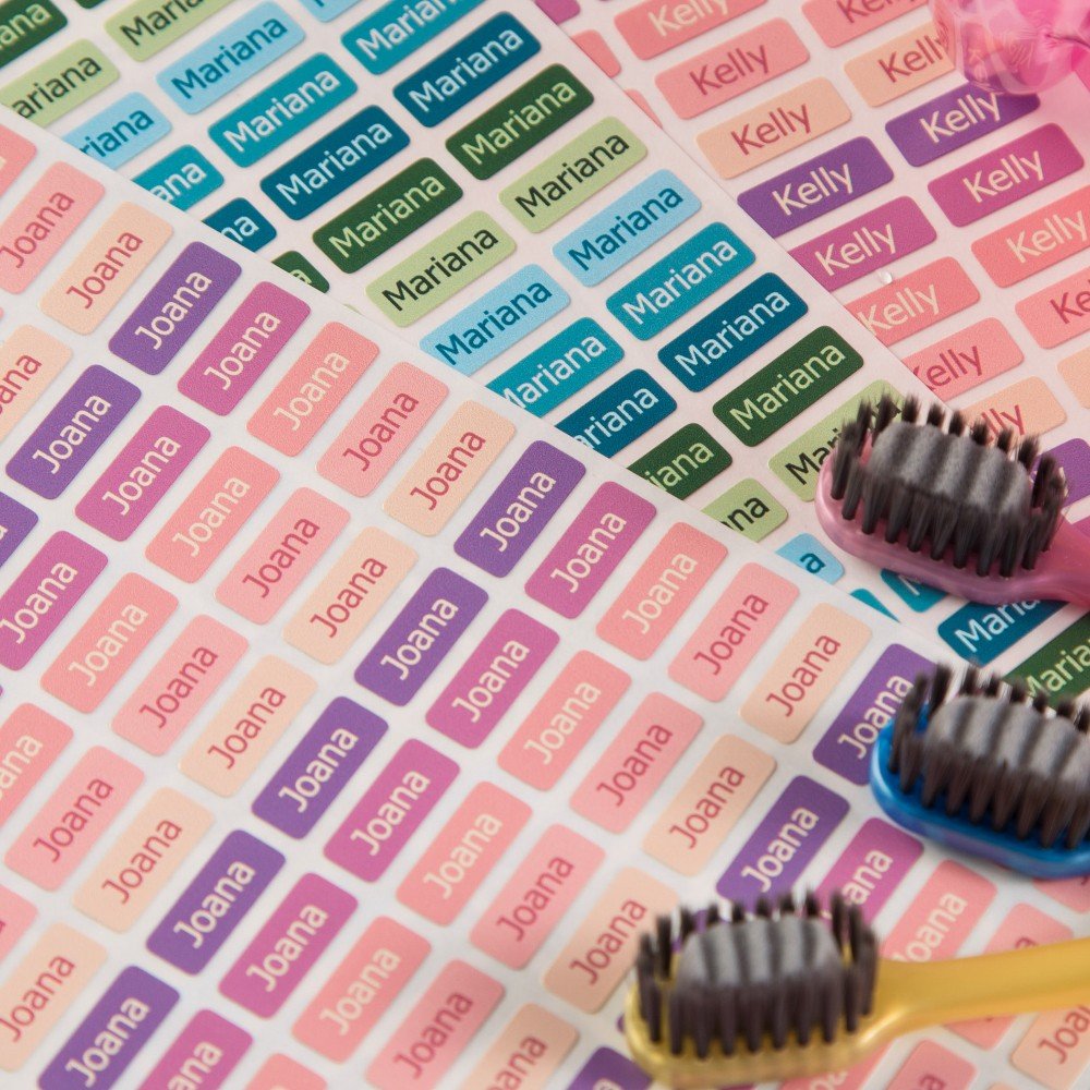 Mini Name Stickers 
Cupcake Set