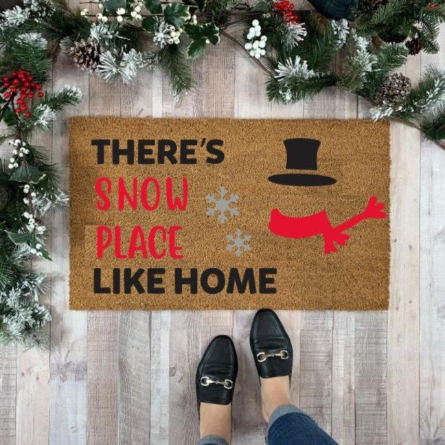 Holiday Doormat: There's 'Snow' Place Like Home