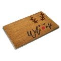 Holiday Doormat: 
Reindeer Welcome