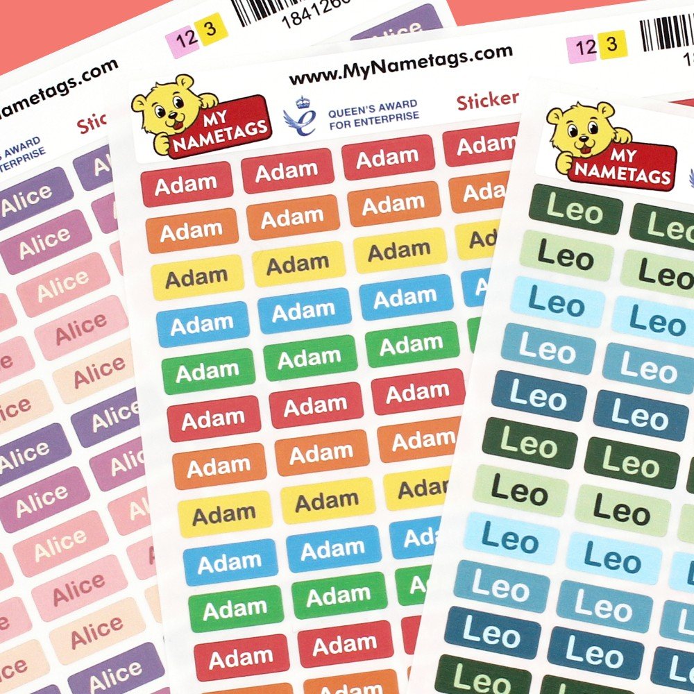 Mini Name Stickers 
Lollipop Set
