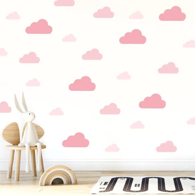 Wall Stickers 
Pink Cloud Design