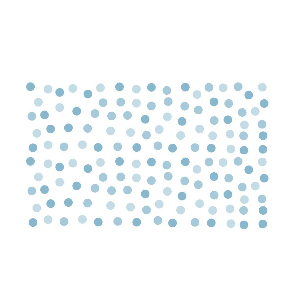 Wall Stickers 
Blue Dots Design