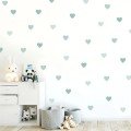 Wall Stickers 
Green Hearts Design