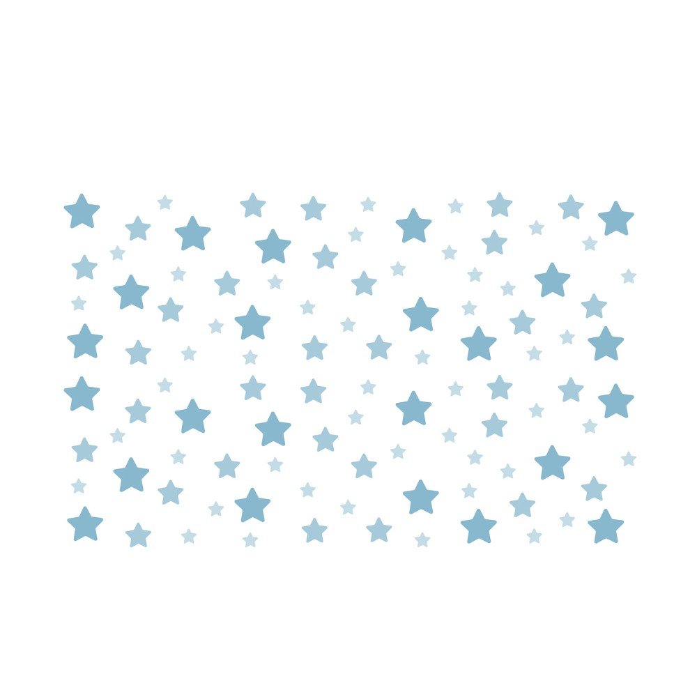 Wall Stickers 
Blue Stars Design