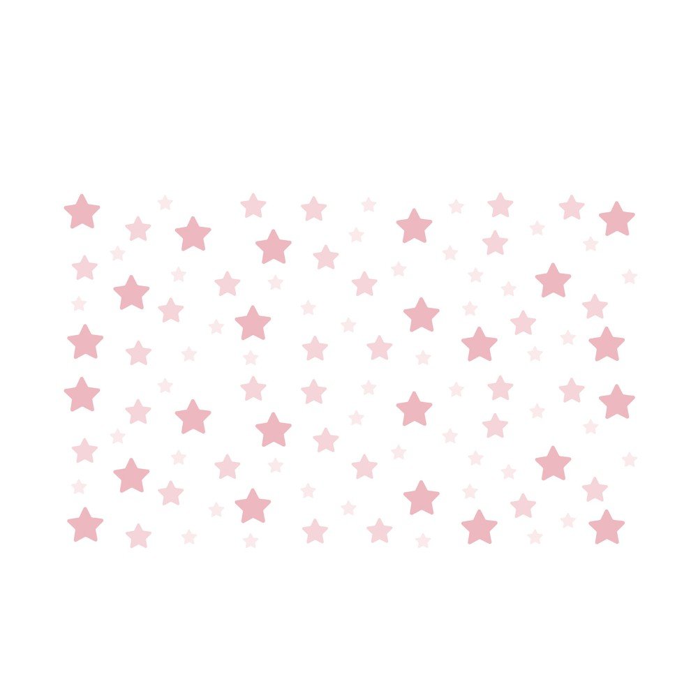 Wall Stickers 
Pink Stars Design