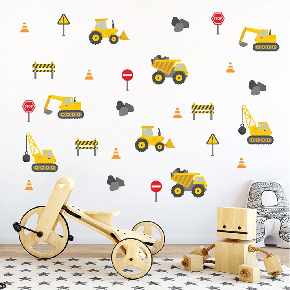 Wall Stickers 
Construction Design