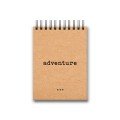 'Adventure' A6 Kraft 
Spiral Notebook