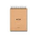 'Wild' A6 Kraft 
Spiral Notebook