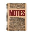 'Notes' A5 Kraft 
Spiral Notebook